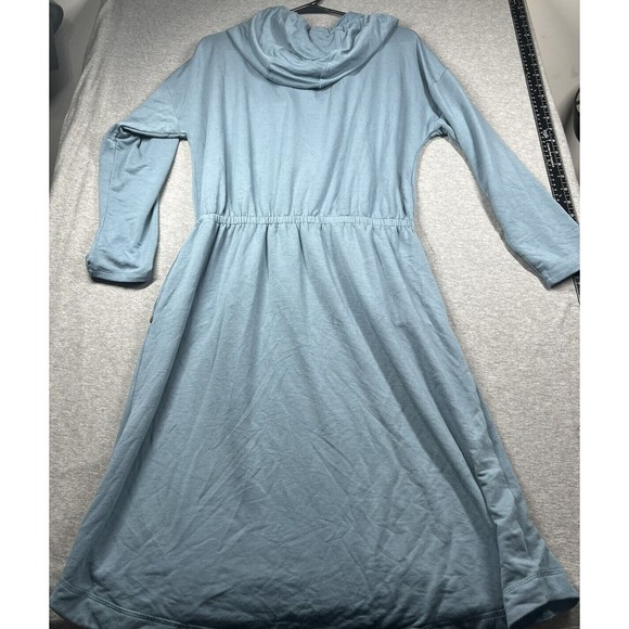 Soft Surroundings Live Soft Reawaken Dress Blue Hooded‎ Medium - Picture 7 of 7